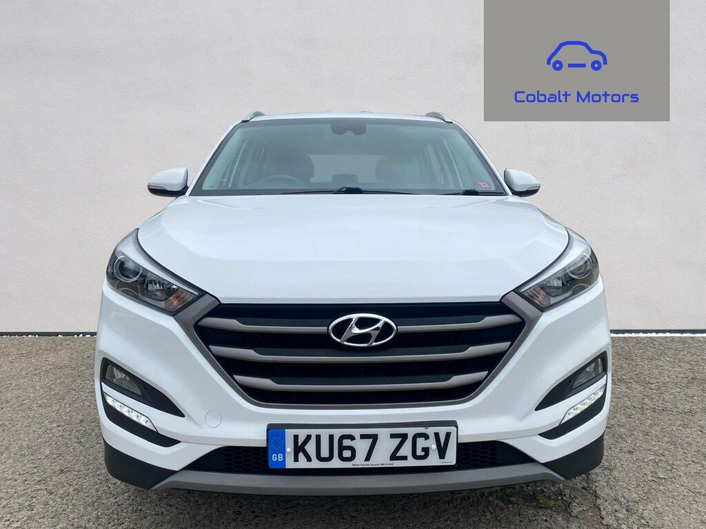 Hyundai Tucson 1.6 Gdi Blue Drive Se Nav Suv Eu White #3