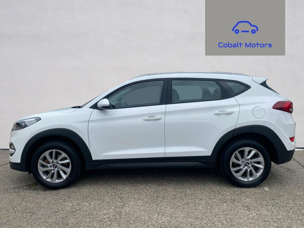 Hyundai Tucson 1.6 Gdi Blue Drive Se Nav Suv Eu White #4