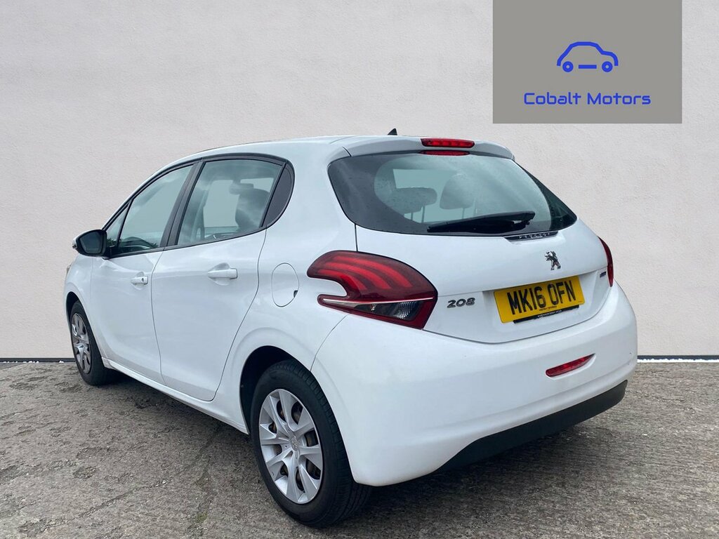 Peugeot 208 Puretech Access A C Hatchback White #3