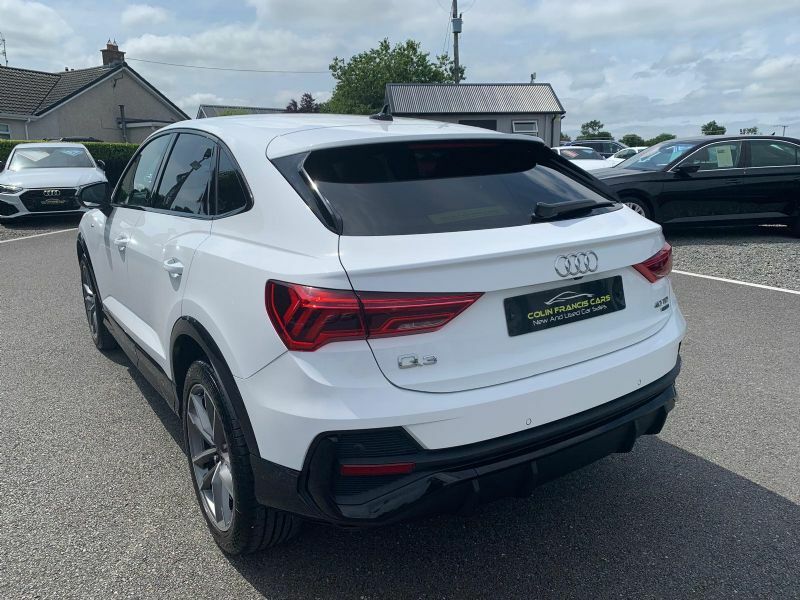 Audi Q3 S Line Black Edition 40 2.0Tdi Quattro Coupe EO71OZB White #4