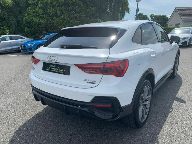 Audi Q3 S Line Black Edition 40 2.0Tdi Quattro Coupe EO71OZB White #5