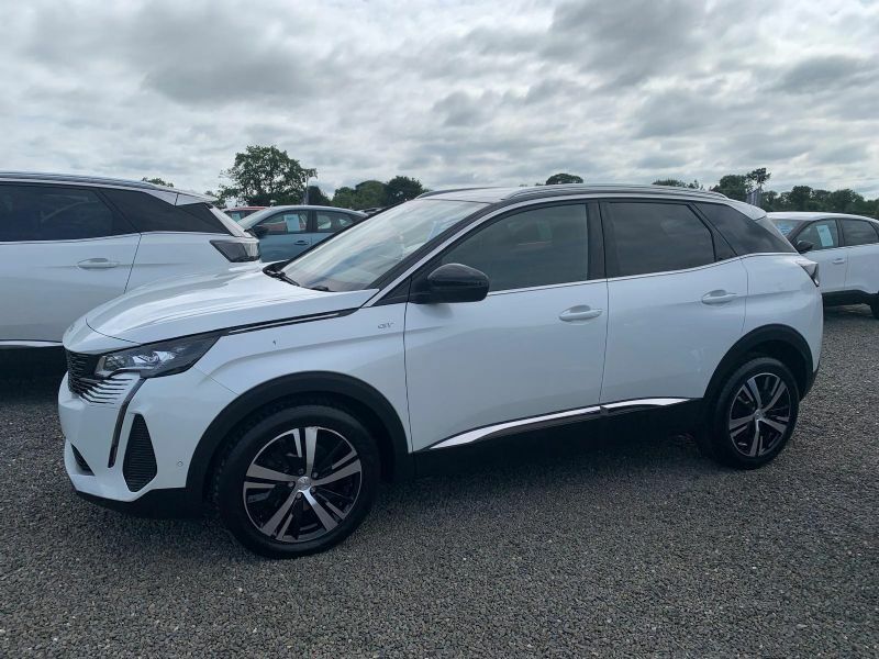 Peugeot 3008 Gt 1.5Bluehdi S S SXZ6255 White #2