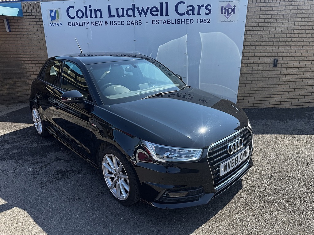 Audi A1 1.4 Tfsi S Line Sportback S Tronic Euro Black