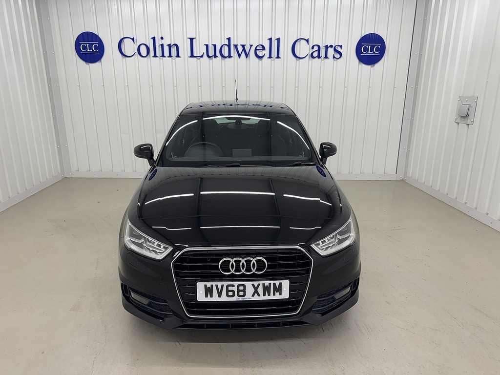 Audi A1 1.4 Tfsi S Line Sportback S Tronic Euro Black #2