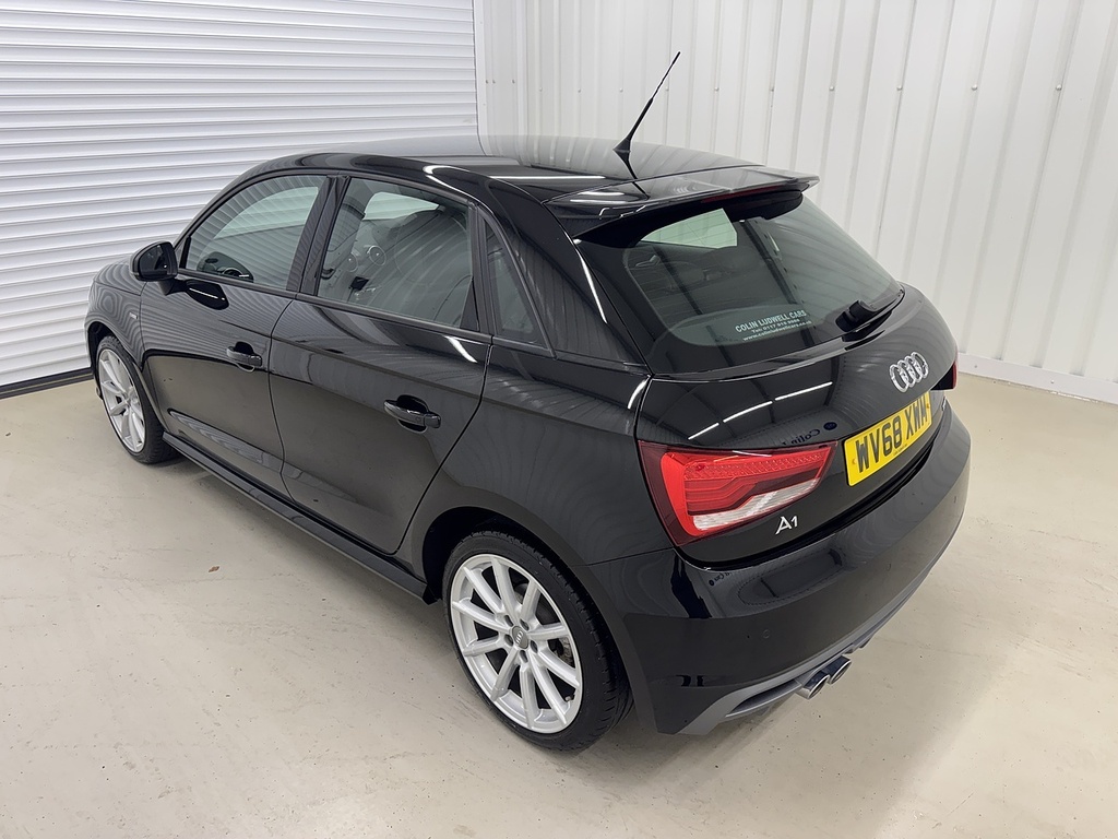Audi A1 1.4 Tfsi S Line Sportback S Tronic Euro Black #4