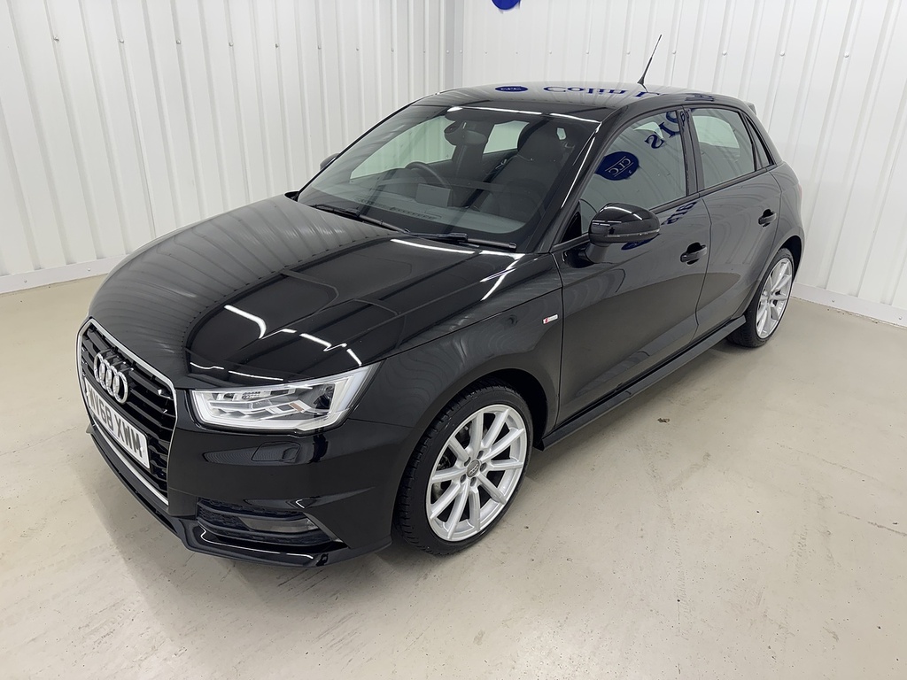 Audi A1 1.4 Tfsi S Line Sportback S Tronic Euro Black #3