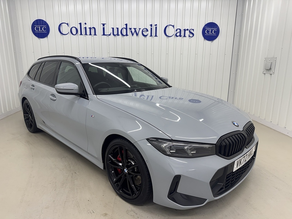 BMW 3 Series 2.0 320D Mht M Sport Touring Euro 6 Ss VK72HKL Grey