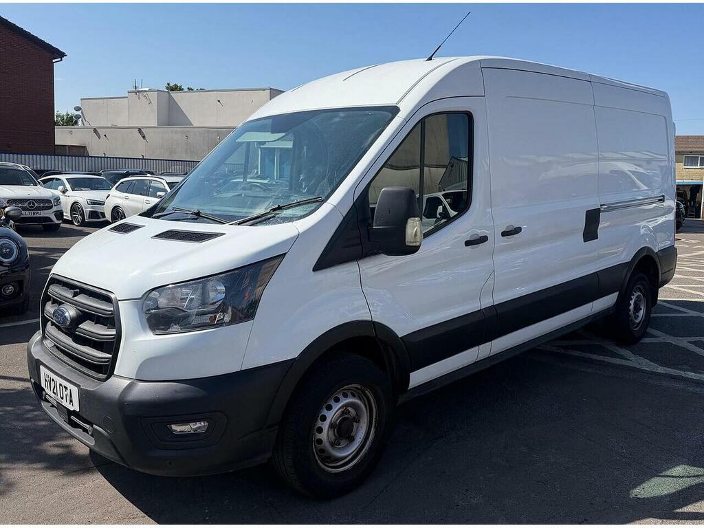 Ford Transit Custom 2.0 350 Ecoblue Leader Panel Van HV21OTA White #2