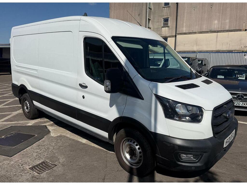 Ford Transit Custom 2.0 350 Ecoblue Leader Panel Van White