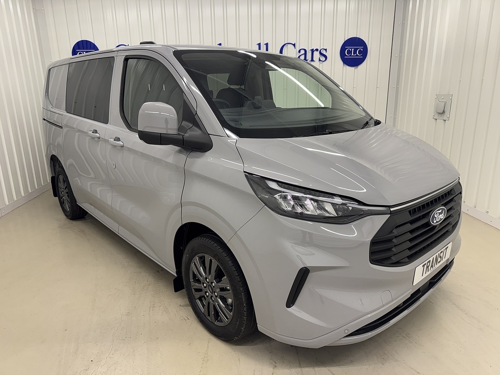 Ford Transit Custom 2.0 320 Ecoblue Limited Crew Van L1 H1 Euro 6 Grey