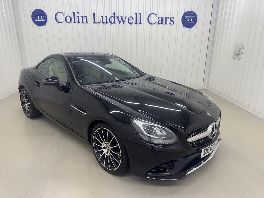 Mercedes-Benz SLC 2.0 Slc200 Amg Line Convertible Black #2