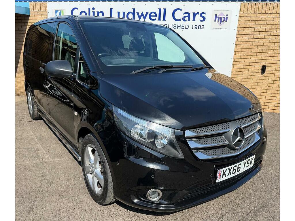 Mercedes-Benz Vito 2.1 116 Cdi Bluetec Sport Crew Van Double Cab Black #2