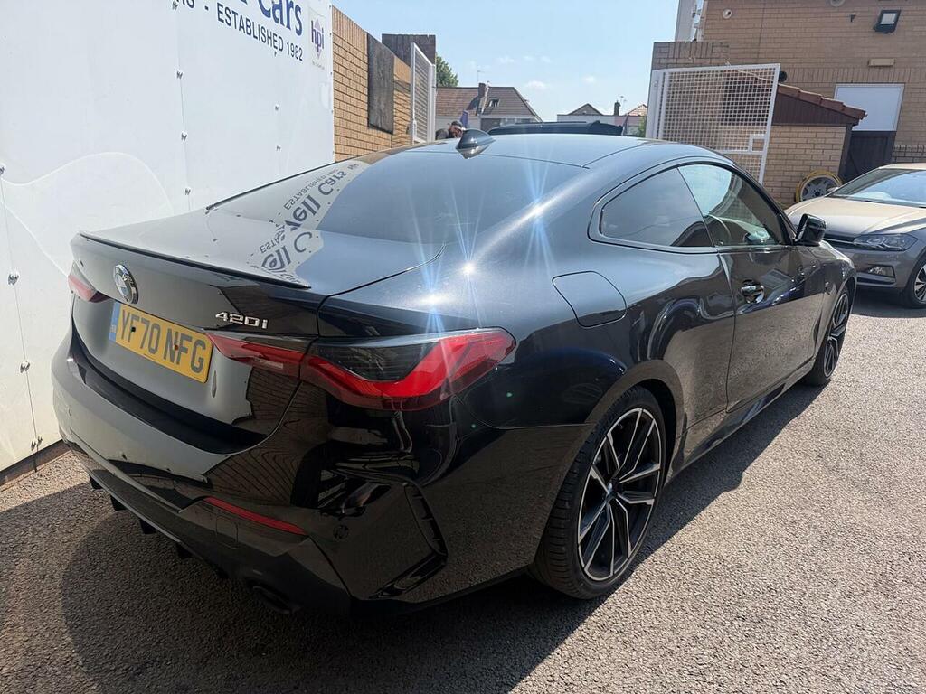 BMW 4 Series Gran Coupe 2.0 420I M Sport Coupe Euro 6 Ss Black #4