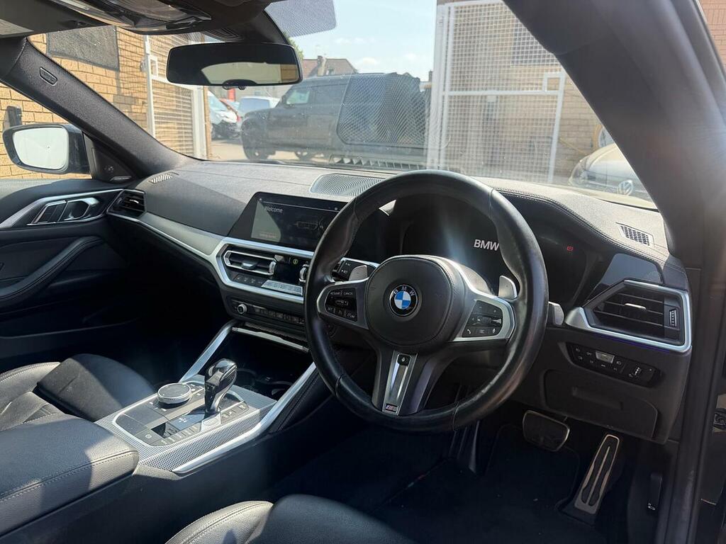 BMW 4 Series Gran Coupe 2.0 420I M Sport Coupe Euro 6 Ss Black #5