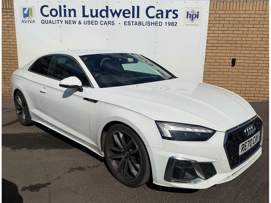 Audi A5 Tdi S Line Coupe 2.0 White
