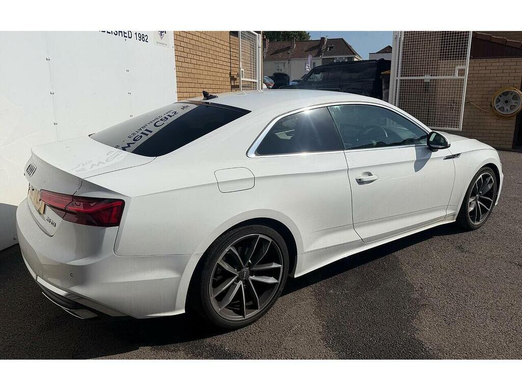 Audi A5 Tdi S Line Coupe 2.0 White #3