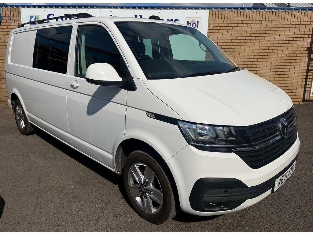 Volkswagen Transporter 2.0 Tdi T32 Highline Kombi Double Cab D White