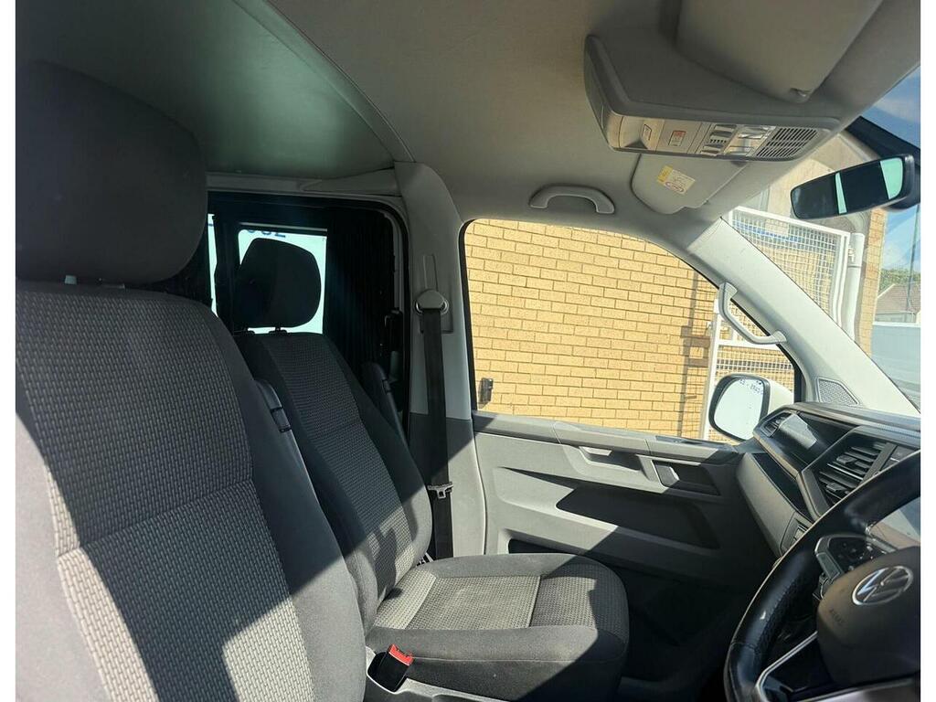 Volkswagen Transporter 2.0 Tdi T32 Highline Kombi Double Cab D White #5
