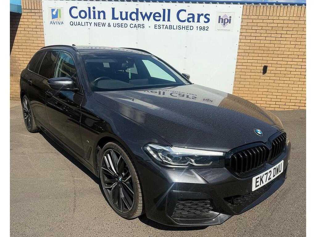 BMW 5 Series 2.0 520D Mht M Sport Touring Hybrid Ste Grey #2