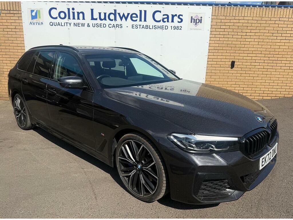 BMW 5 Series 2.0 520D Mht M Sport Touring Hybrid Ste Grey