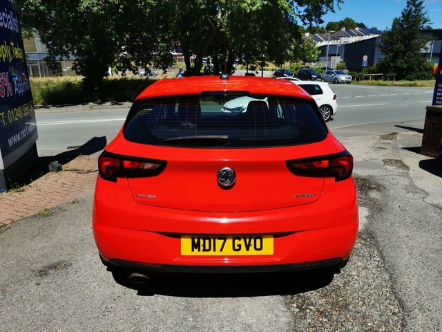 Vauxhall Astra 2017 17 1.4I Turbo Elite Hatchback Manu MD17GVO Red #5