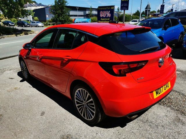 Vauxhall Astra 2017 17 1.4I Turbo Elite Hatchback Manu MD17GVO Red #4