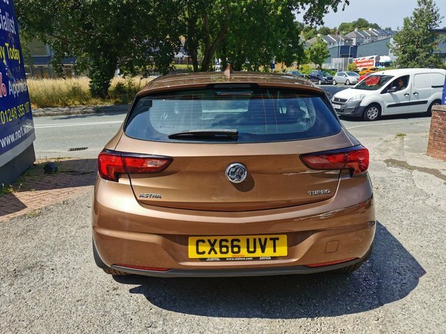 Vauxhall Astra 2016 66 1.4I Turbo Sri Nav Hatchback Ma Brown #6