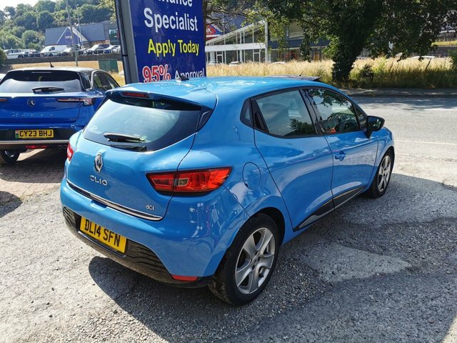 Renault Clio 2014 14 1.5 Dci Dynamique Medianav Hatchback D DL14SFN Blue #3