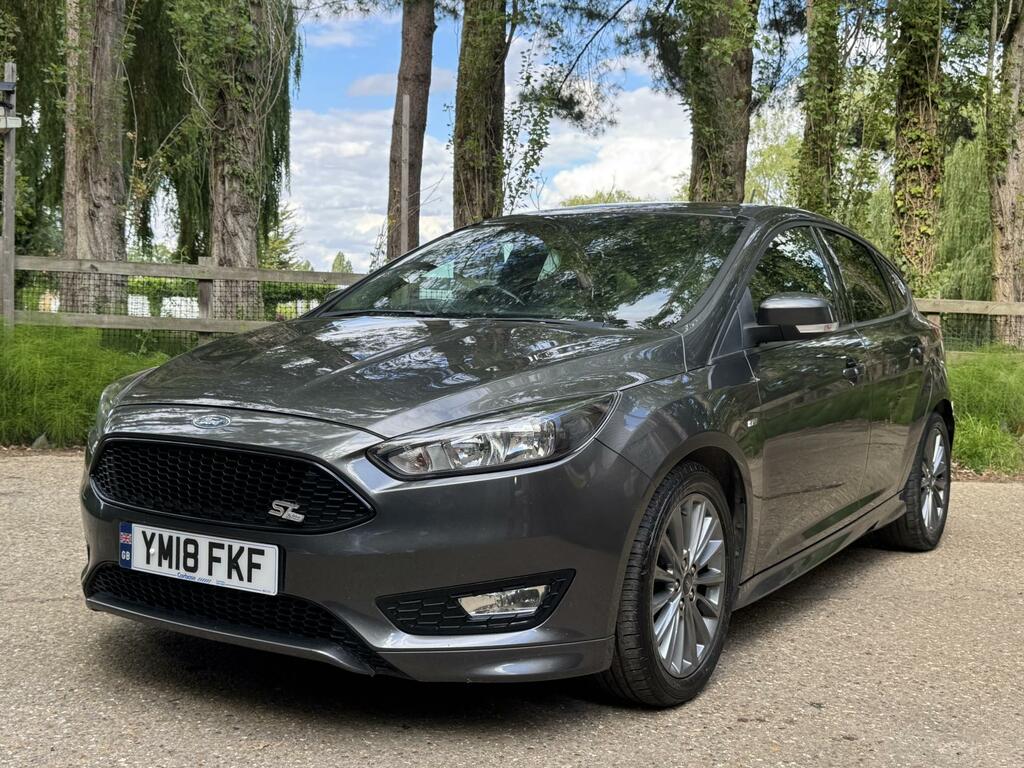 Ford Focus 1.0T Ecoboost St-line Hatchback YM18FKF Grey #4