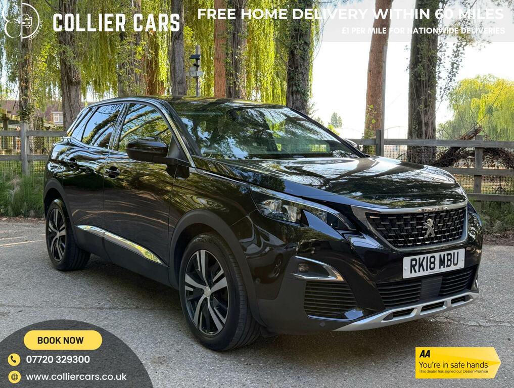 Peugeot 3008 1.2 Puretech Gt Line Suv Euro 6 Black