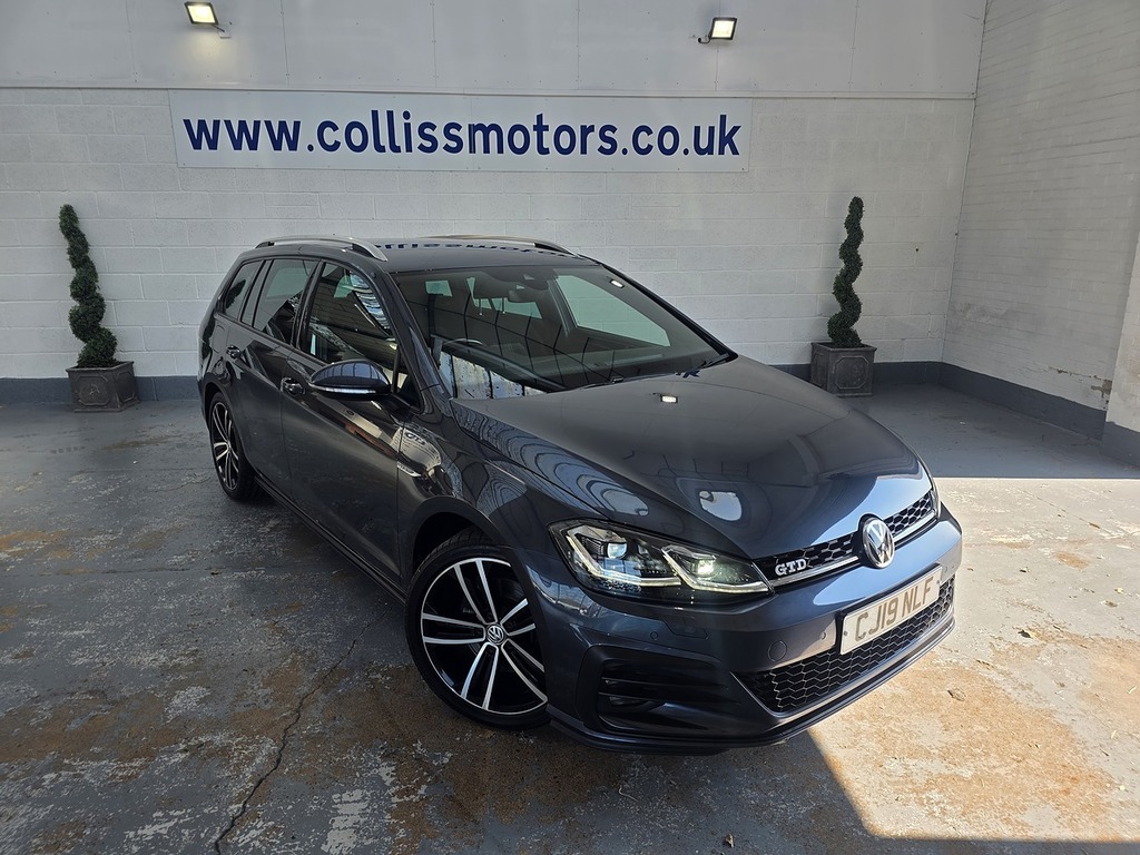 Volkswagen Golf 2.0 Tdi Gtd Estate Dsg Euro 6 Ss 18 Blue