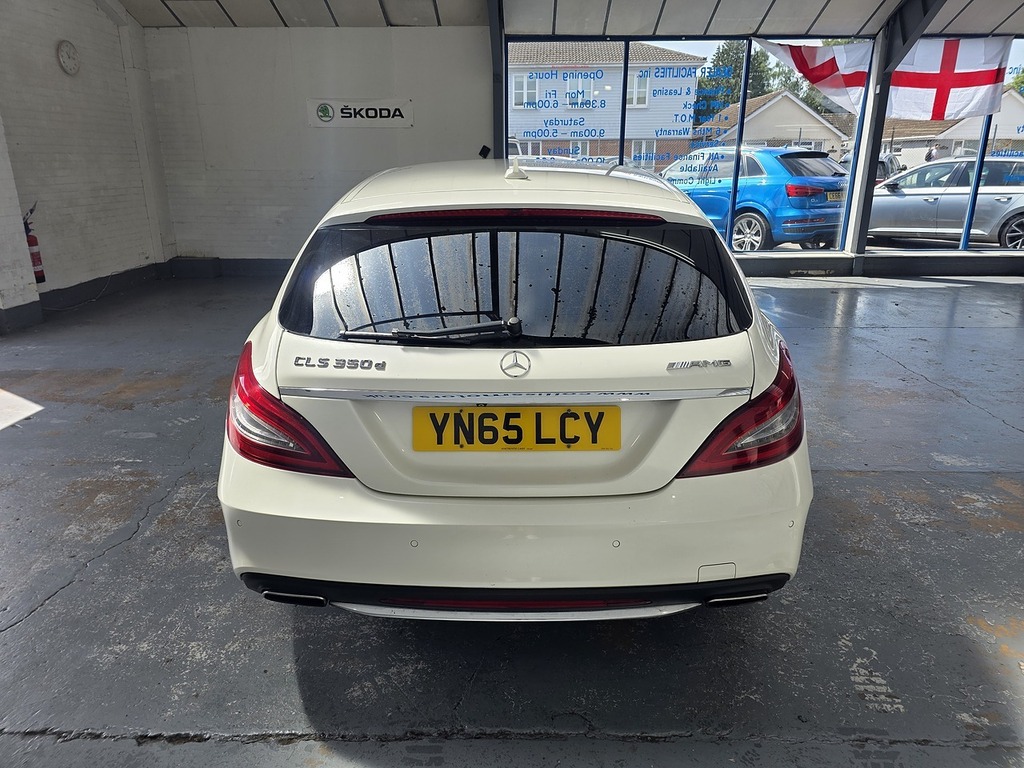 Mercedes-Benz CLS 3.0 Cls350d V6 Amg Line Premium Plus Shooting Br White #6