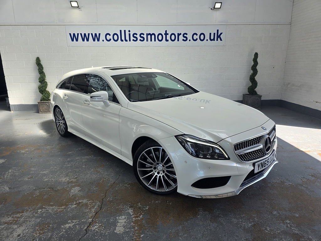 Mercedes-Benz CLS 3.0 Cls350d V6 Amg Line Premium Plus Shooting Br White