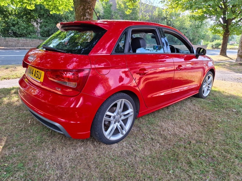 Audi A1 Sportback Tdi S Line NA14ASU Red #3