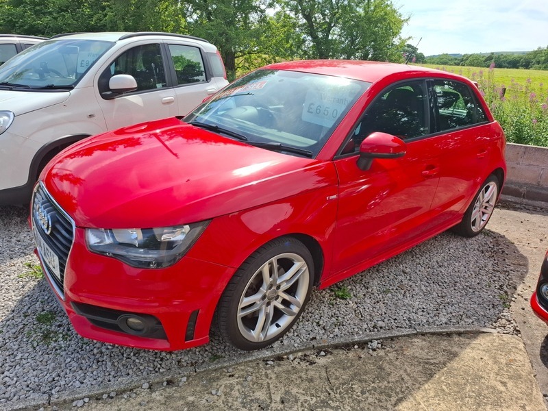 Audi A1 Sportback Tdi S Line NA14ASU Red #2
