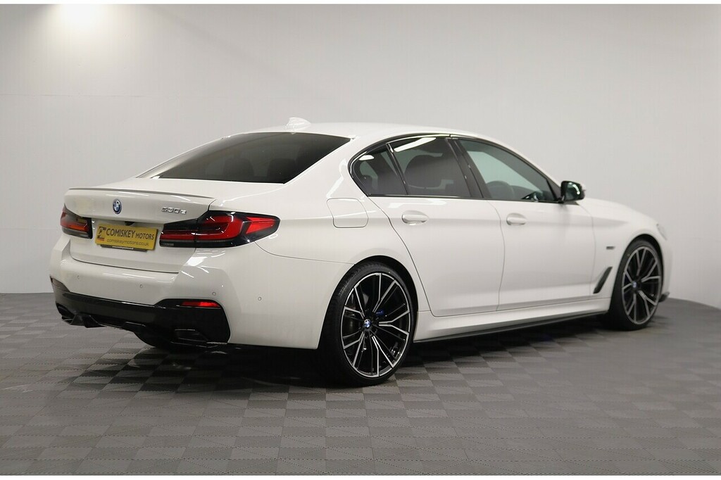 BMW 5 Series 530E M Sport LG22RUW White #6