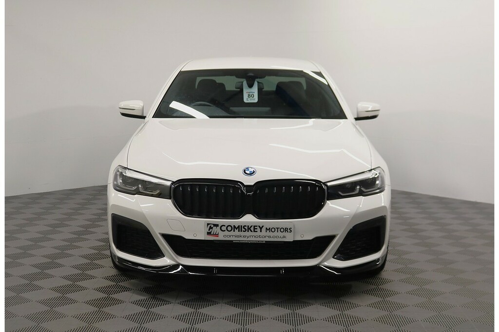 BMW 5 Series 530E M Sport LG22RUW White #2