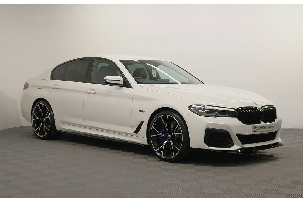 BMW 5 Series 530E M Sport White