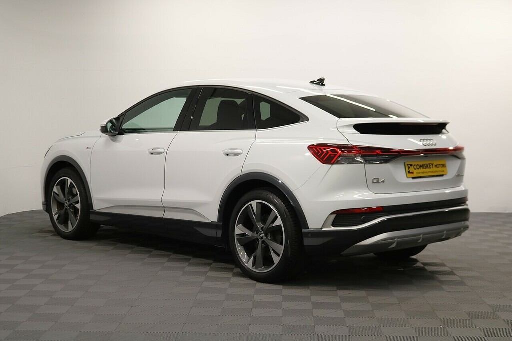 Audi Q4 E Tron S Line YT23FKX White #4