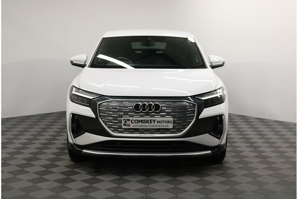 Audi Q4 E Tron S Line YT23FKX White #2