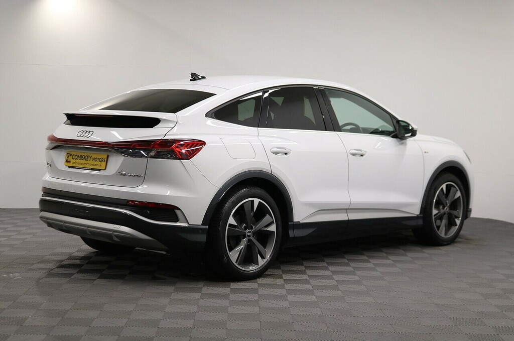 Audi Q4 E Tron S Line YT23FKX White #6