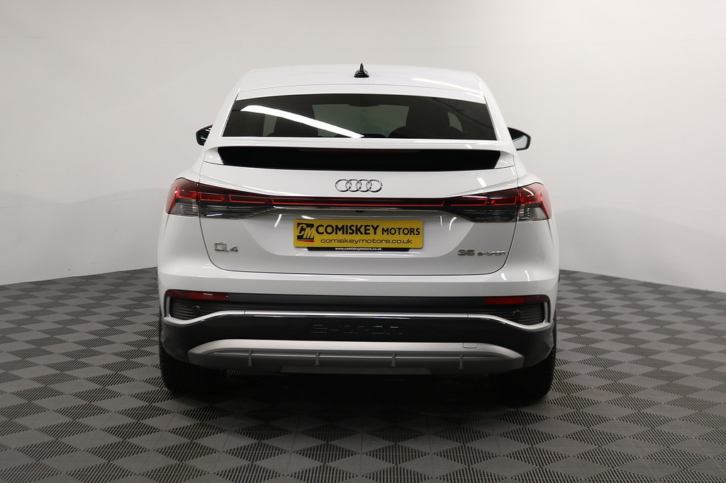 Audi Q4 E Tron S Line YT23FKX White #5