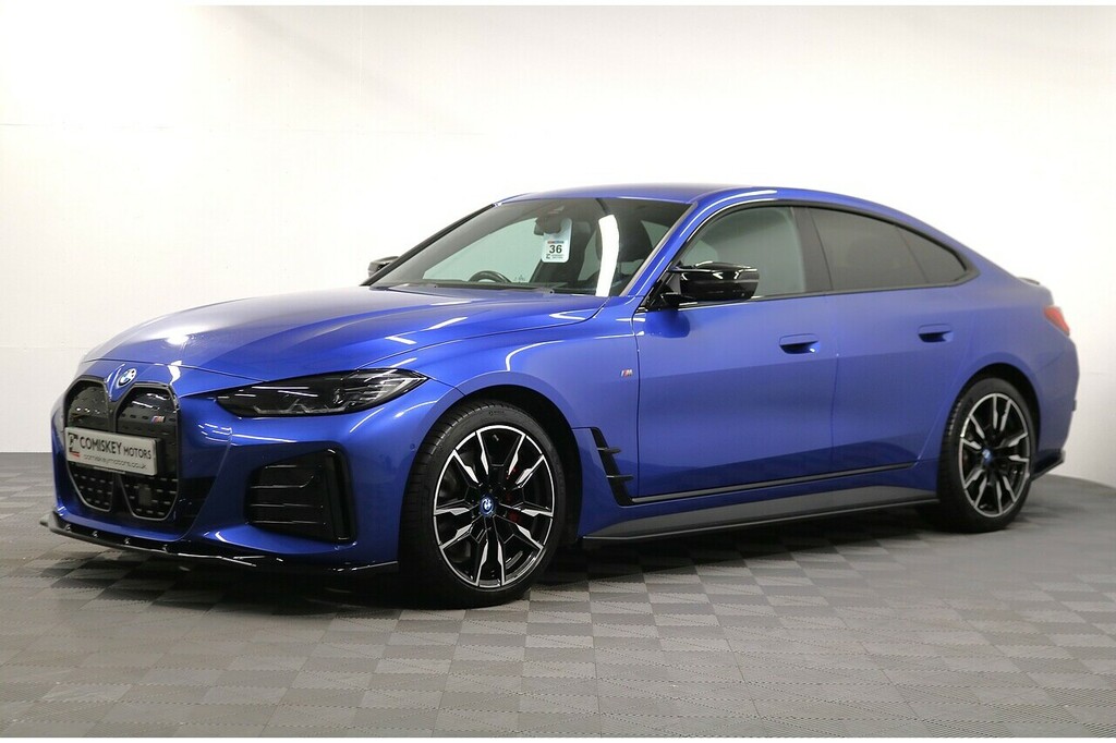 BMW i4 M50 Blue #3