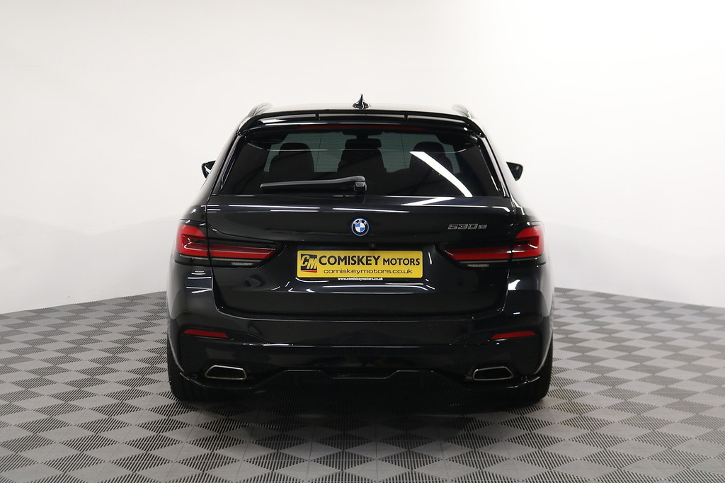 BMW 5 Series 530E M Sport YK23WCS Blue #5