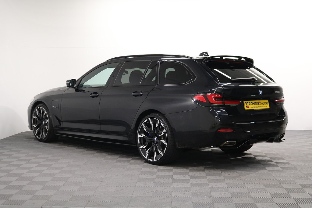 BMW 5 Series 530E M Sport YK23WCS Blue #4