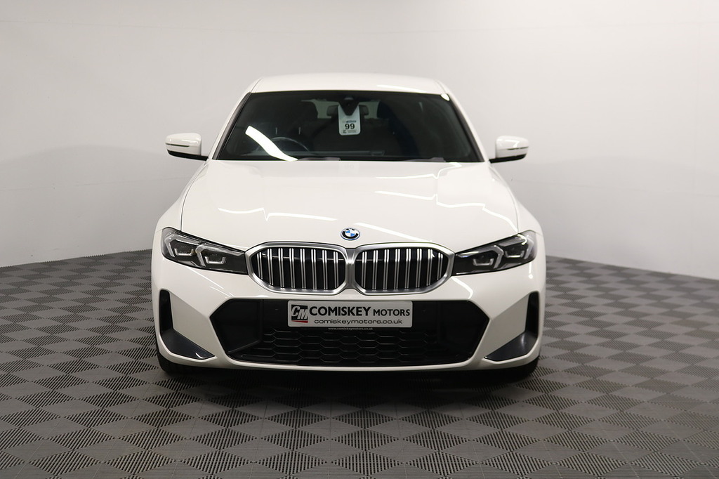 BMW 3 Series 330E M Sport White #2