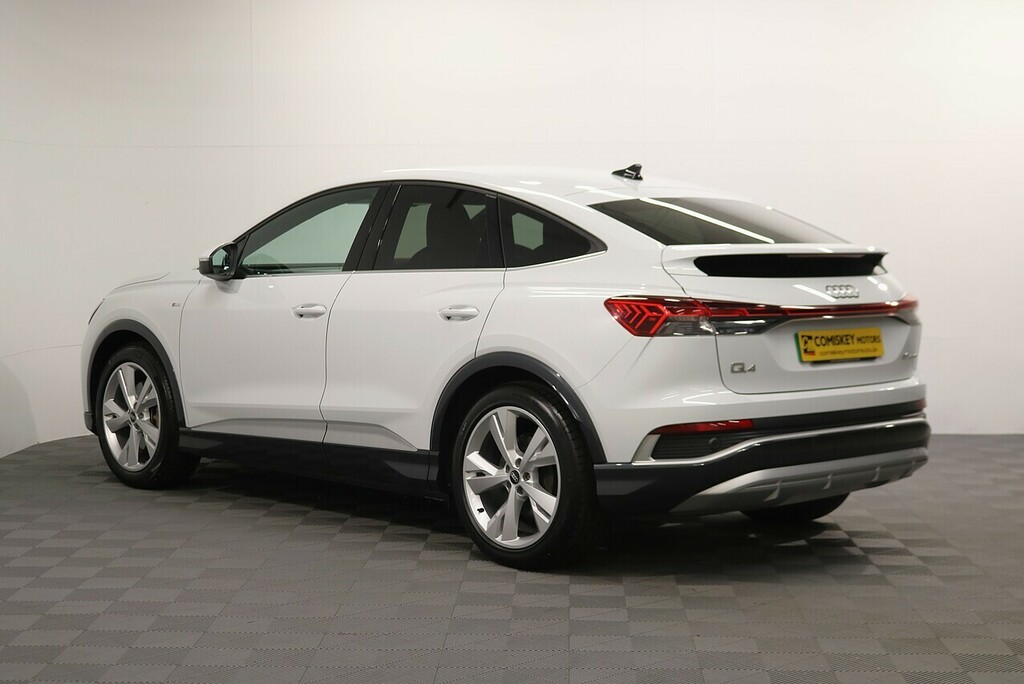 Audi Q4 E Tron S Line ND23FRU White #3