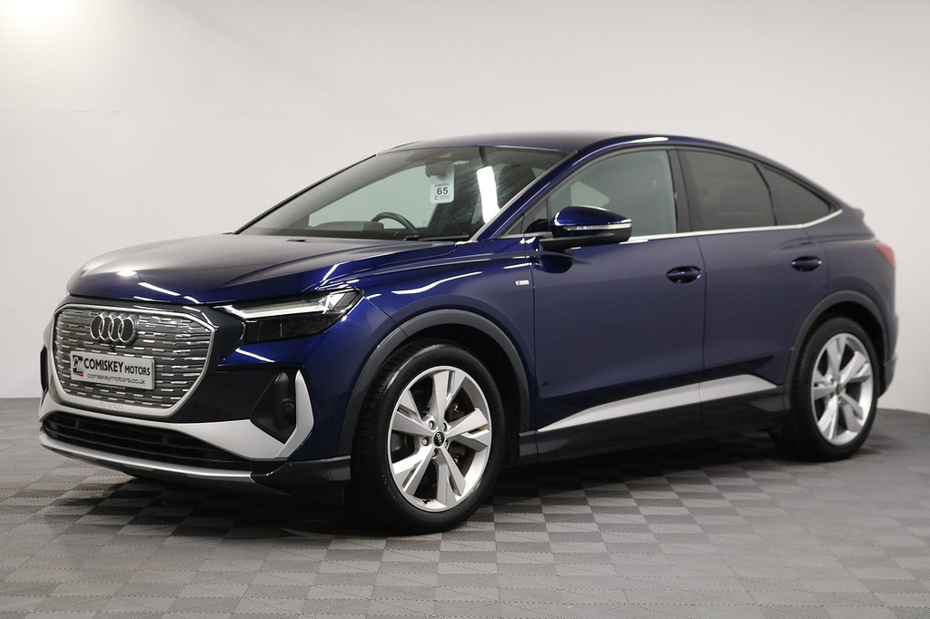 Audi Q4 E Tron S Line Blue #3