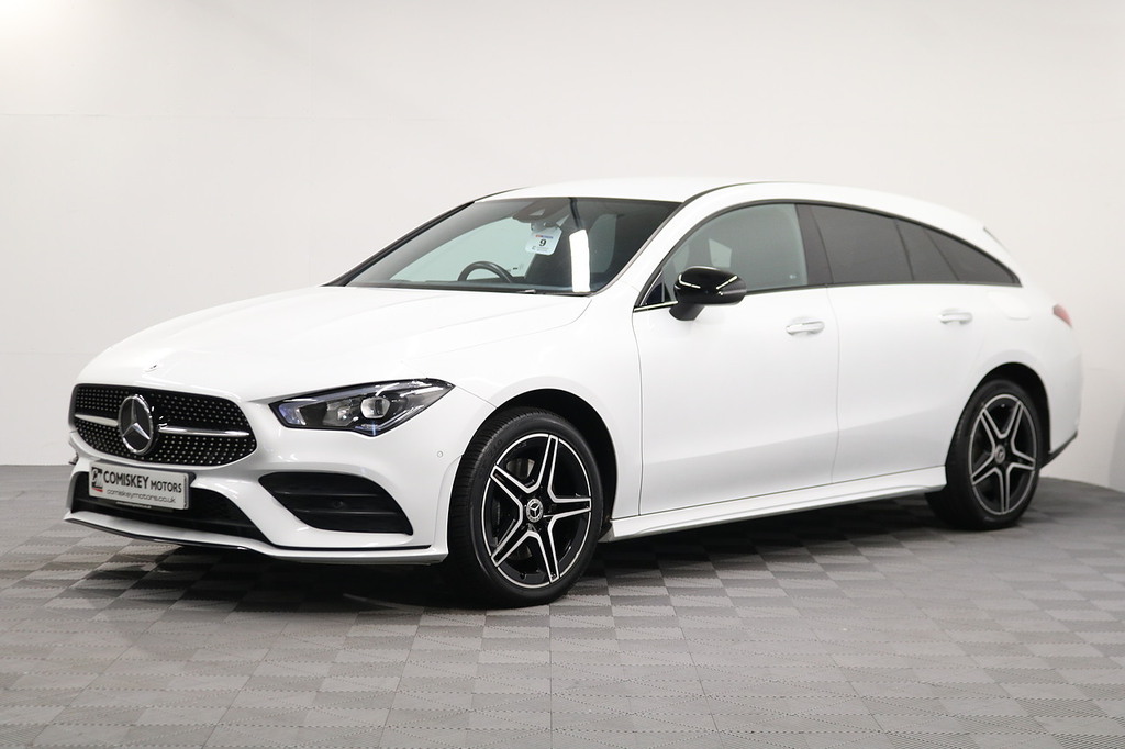 Mercedes-Benz CLA Class Cla250e Amg Line White #3