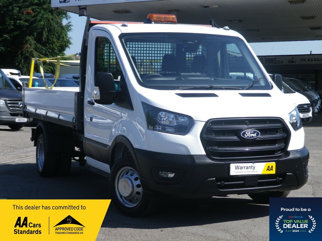 Ford Transit Custom Tipper 2.0 Transit Leader Single Cab Tipper 350 L2 HF75KFK White